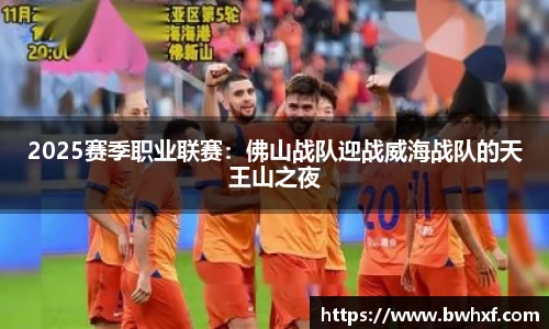 2025赛季职业联赛：佛山战队迎战威海战队的天王山之夜